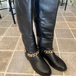 JustFab Knee high boots.